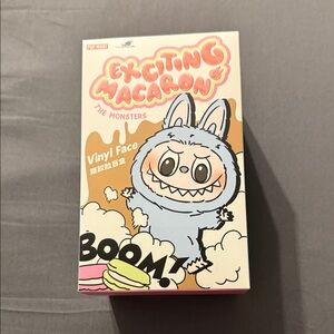 Exciting Macaron The Monsters Vinyl Face Stuffed Animal - Blue